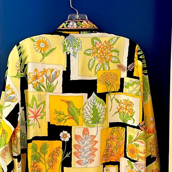 Women’s Vintage Gianni Nicole Collection Long Sleeve Button Up Blouse Size L - Picture 6 of 8